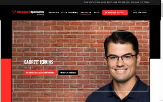 Chirosport Specialists of Dallas website