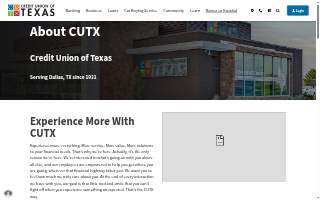 Credit Union of Texas website