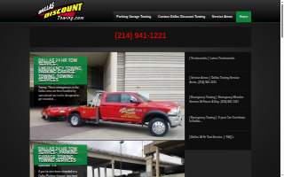 Dallas Discount Towing website