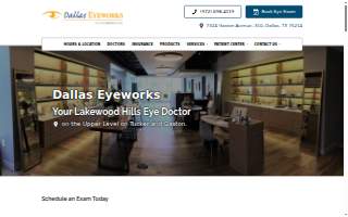 Dallas Eye Works website