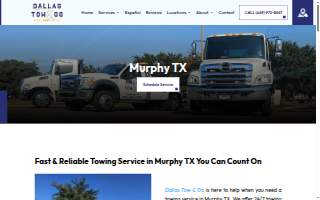 Dallas Tow & Go - Murphy website