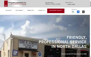 Dennis Road Automotive website