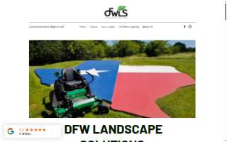 DFW Landscape Solutions website