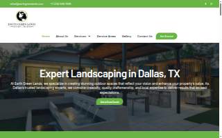 Earth Green Lands website