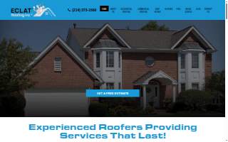 Eclat Roofing website