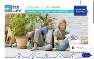 Eco-Safe Pest Control website