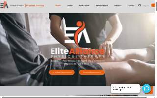 Elite Alliance Physical Therapy website