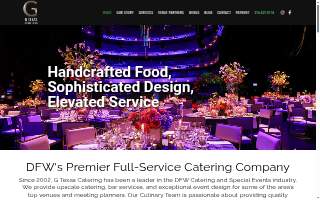 G Texas Catering | Dallas Fort Worth Catering website