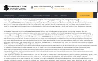 GC Flooring Pros website