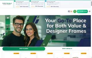 GoTo Optical and Eye Care website