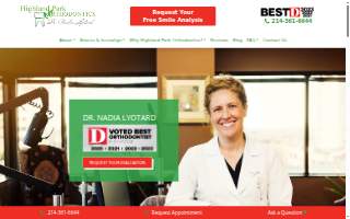 Highland Park Orthodontics website