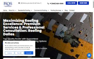 Home Quality Solutions Roofing website