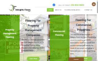 Integrity Floors website