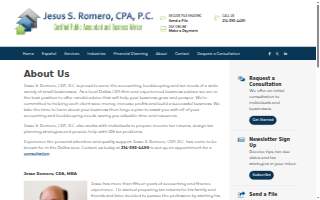 Jesse S. Romero, CPA, P.C. website