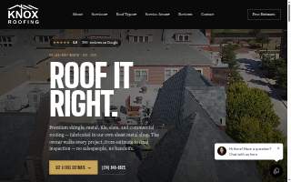 Knox Roofing website