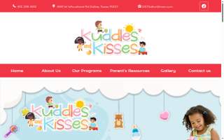 Kuddles and Kisses Childcare website
