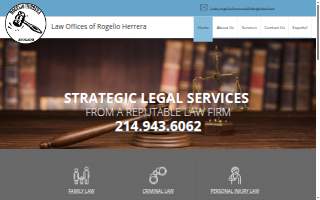 Law Offices of Roger Herrera website
