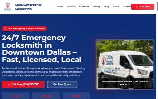 Local Emergency Locksmith website