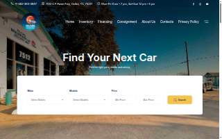 Mars Dealership website
