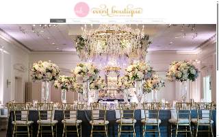 MK Event Boutique website