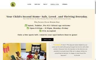 Momma Bear Child Care website