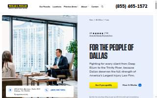 Morgan & Morgan of Dallas website