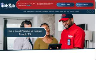 Mr. Rooter Plumbing of Farmers Branch website