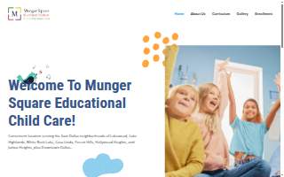 Munger Square Child Care website