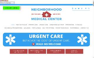 Neighborhood Medical Center website