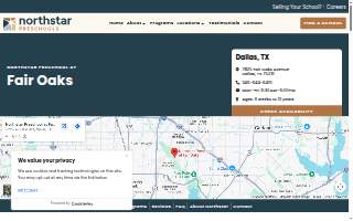 Northstar Preschool at Fair Oaks website