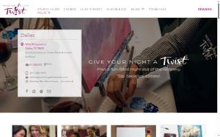 Painting with a Twist of Dallas website