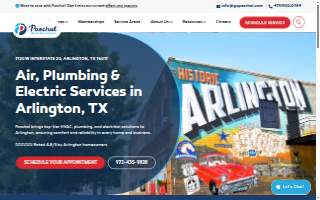 Paschal Air, Plumbing & Electric of Dallas website