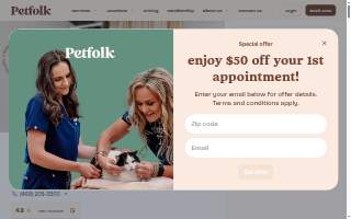 Petfolk Veterinary & Urgent Care - North Dallas website
