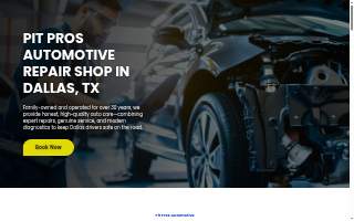 Pit Pros Automotive website