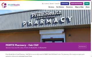 Prism Health North Texas Pharmacy - Oak Cliff website