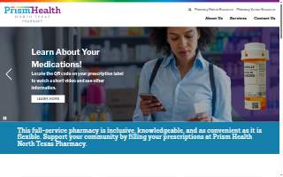 Prism Health North Texas Pharmacy - South Dallas website