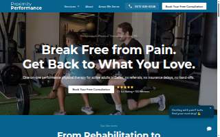 Proximity Performance Physical Therapy Dallas website