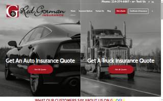 Red Gorman Insurance website