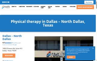 Results Physiotherapy Dallas, Texas - North Dallas website