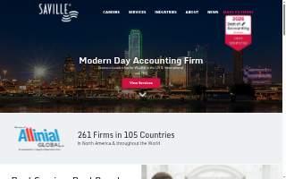 Saville CPAs & Advisors website