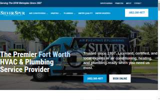 Silver Spur Air, Heating, & Plumbing of Dallas website