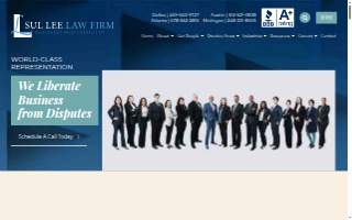 Sul Lee Law Firm, PLLC website