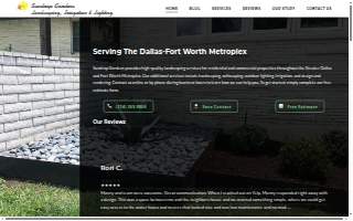 Sundrop Gardens Landscaping website