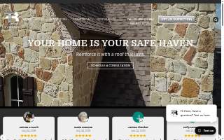 T Rock Roofing & Contracting of Dallas website