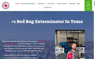 Texas Bed Bug Experts website