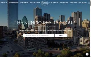 The Nuncio Realty Group website