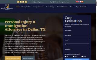 The Presti Law Firm, PLLC website