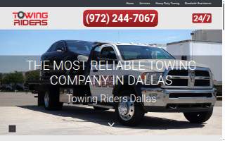 Towing Riders Dallas website