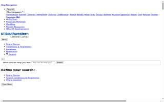 UTSW Specialty Pharmacy website