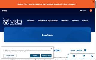 Vista Physical Therapy - Dallas, Central website